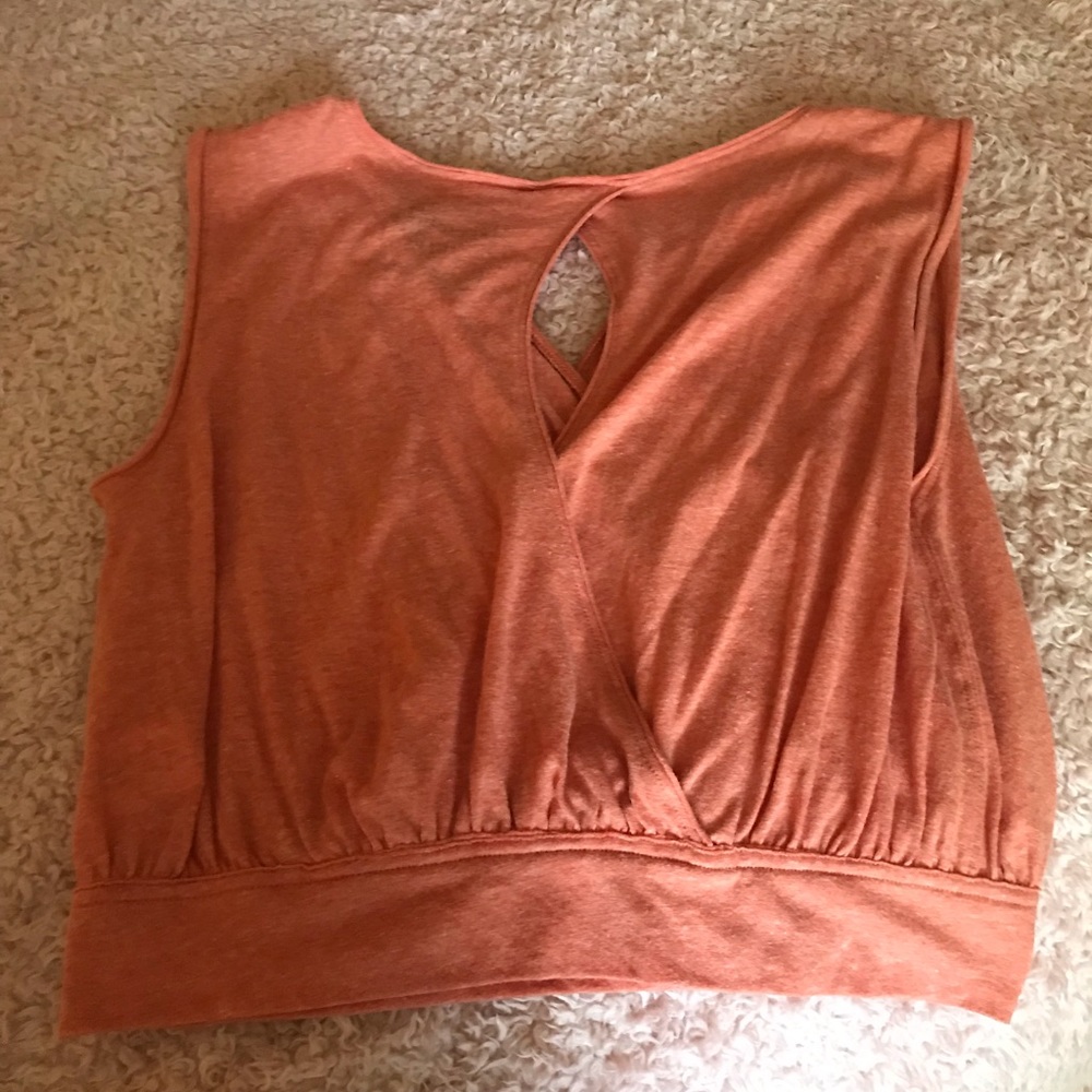 Free People Flowy Overlap Shirt